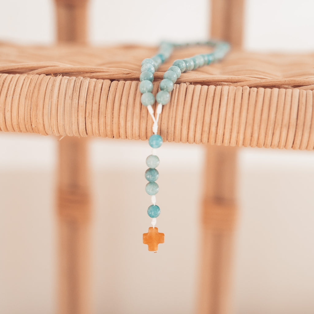 Różaniec z jadeitu (średni)