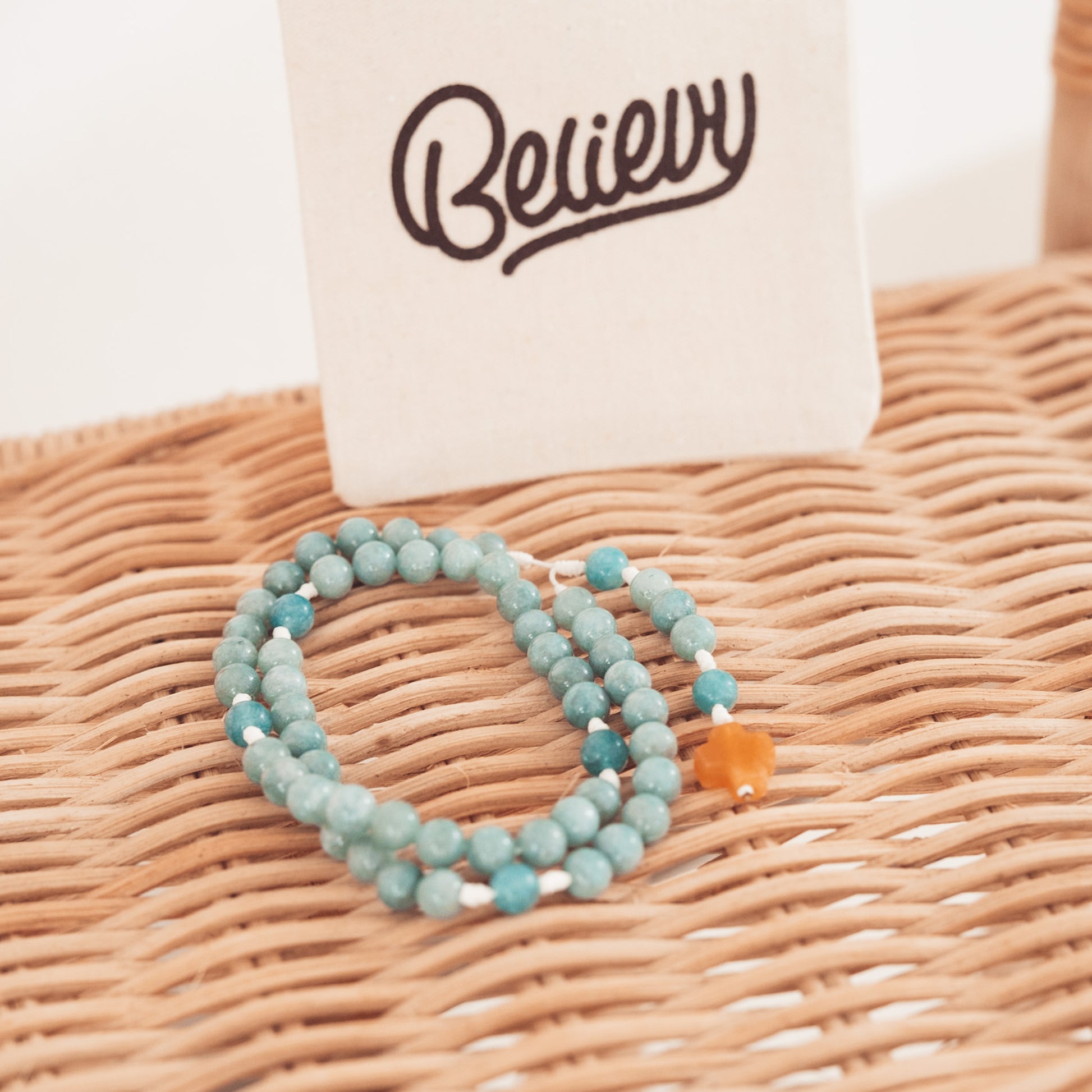 Różaniec z jadeitu (średni)