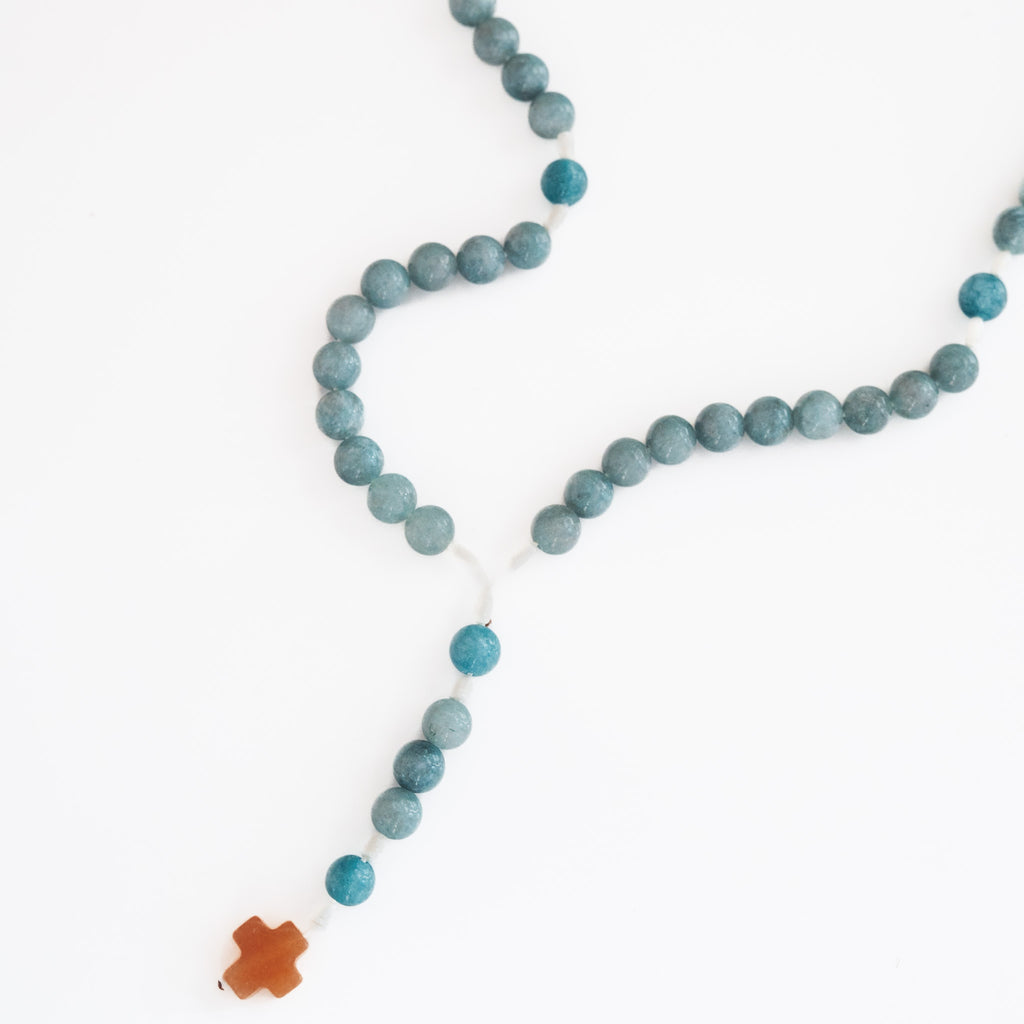 Różaniec z jadeitu (średni)