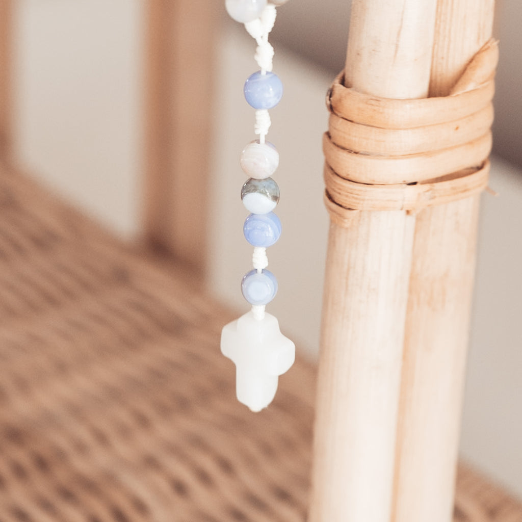 Różaniec z agatu (średni)