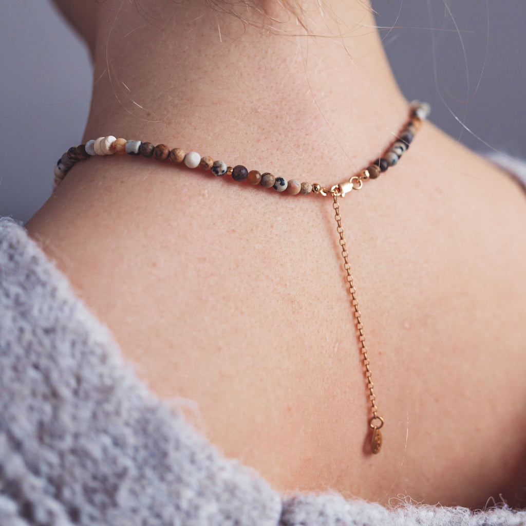 Naszyjnik Oddech Ziemi z wybraną pozłacaną zawieszką