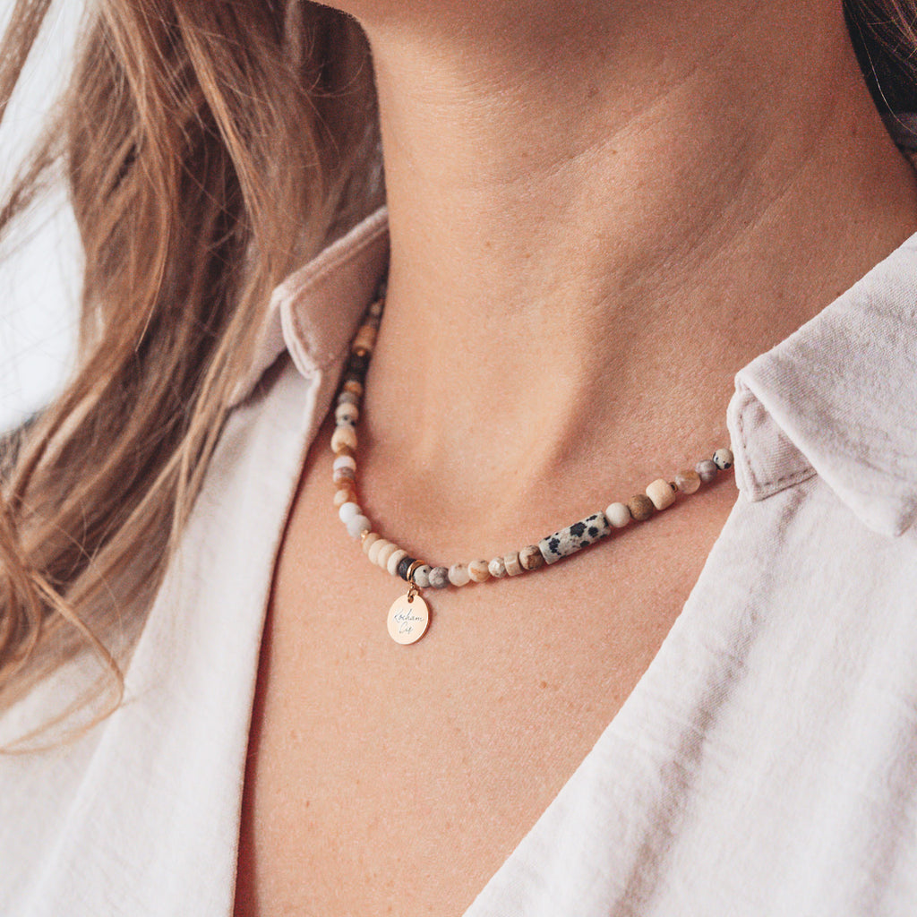 Naszyjnik Oddech Ziemi z wybraną pozłacaną zawieszką