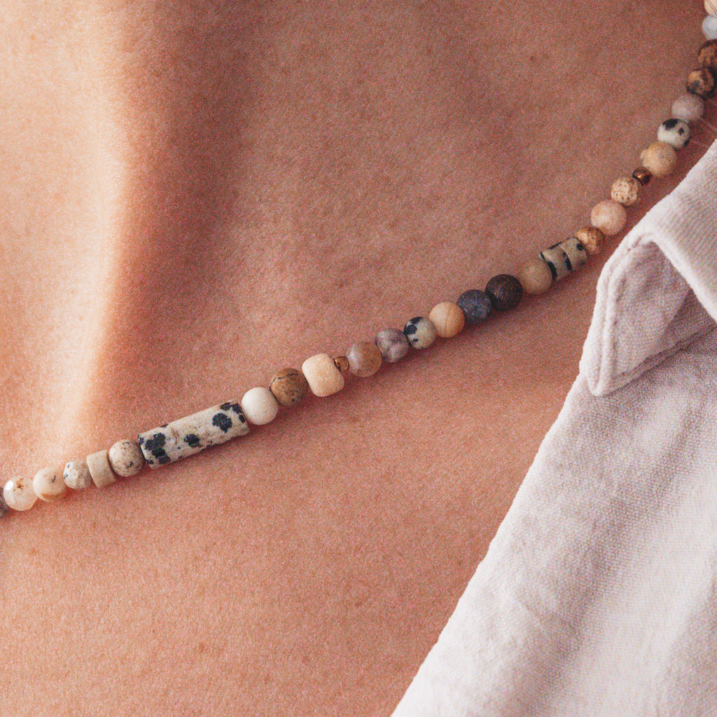 Naszyjnik Oddech Ziemi z wybraną pozłacaną zawieszką