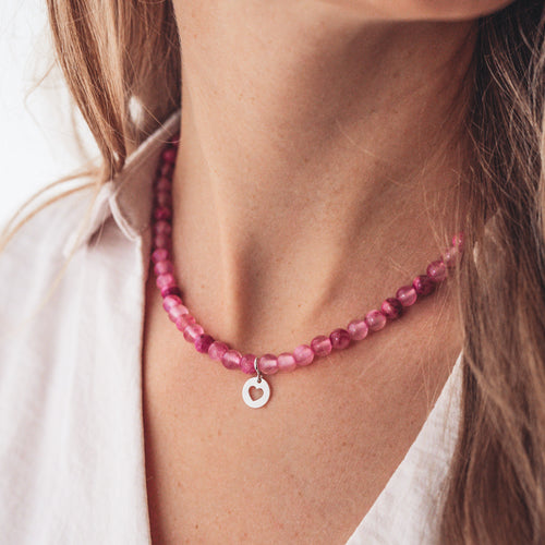 Naszyjnik Kwitnąca Wiśnia z wybraną srebrną zawieszką