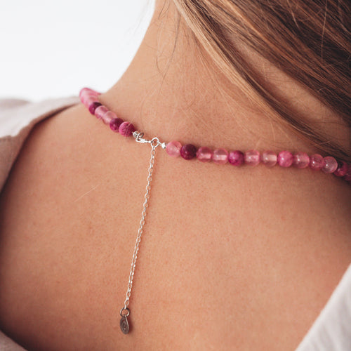 Naszyjnik Kwitnąca Wiśnia z wybraną srebrną zawieszką