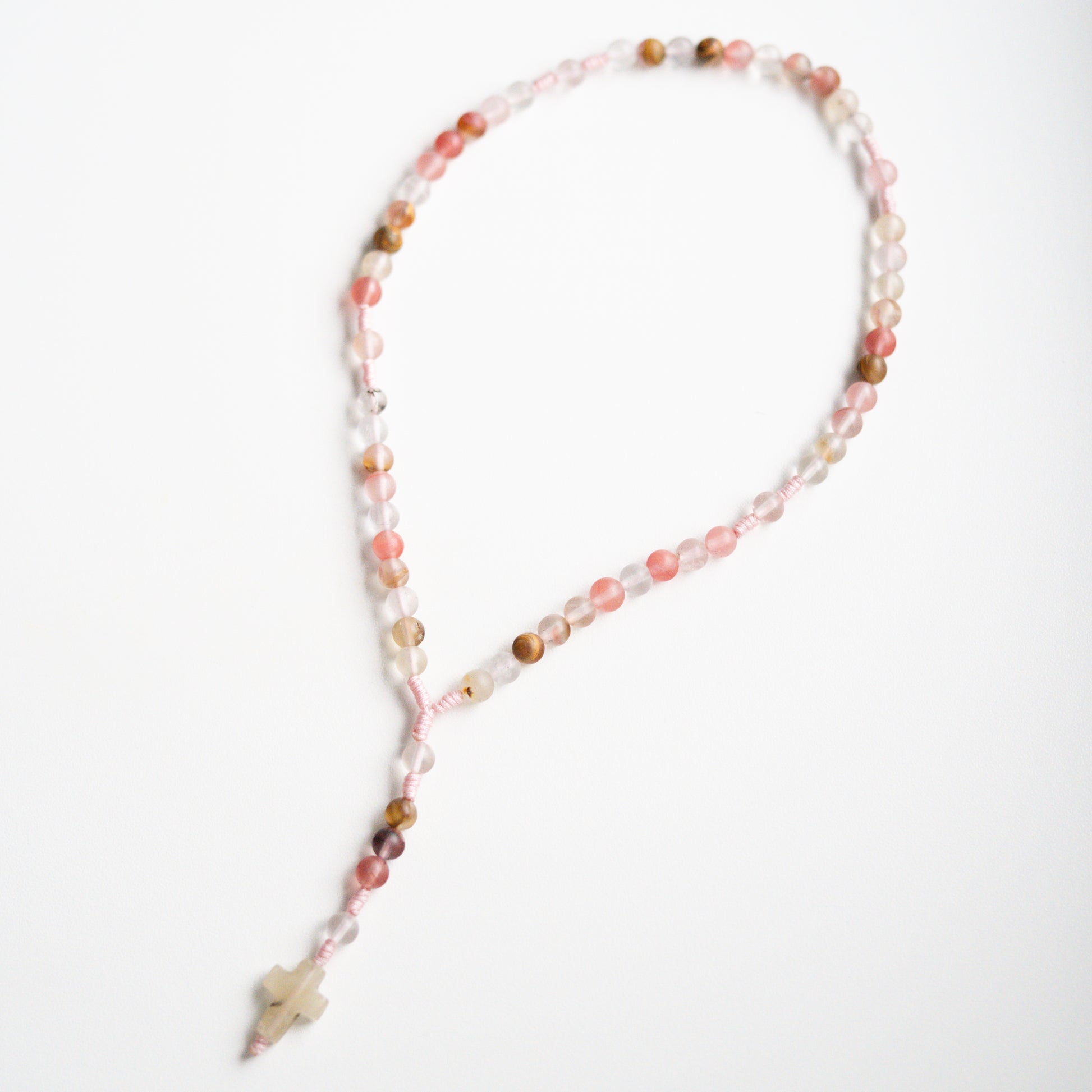 Różaniec z kwarcu (średni)