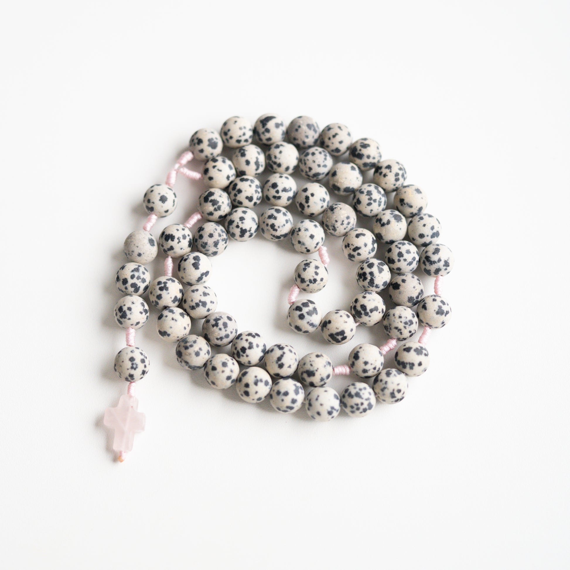 Różaniec z jaspisu (duży)