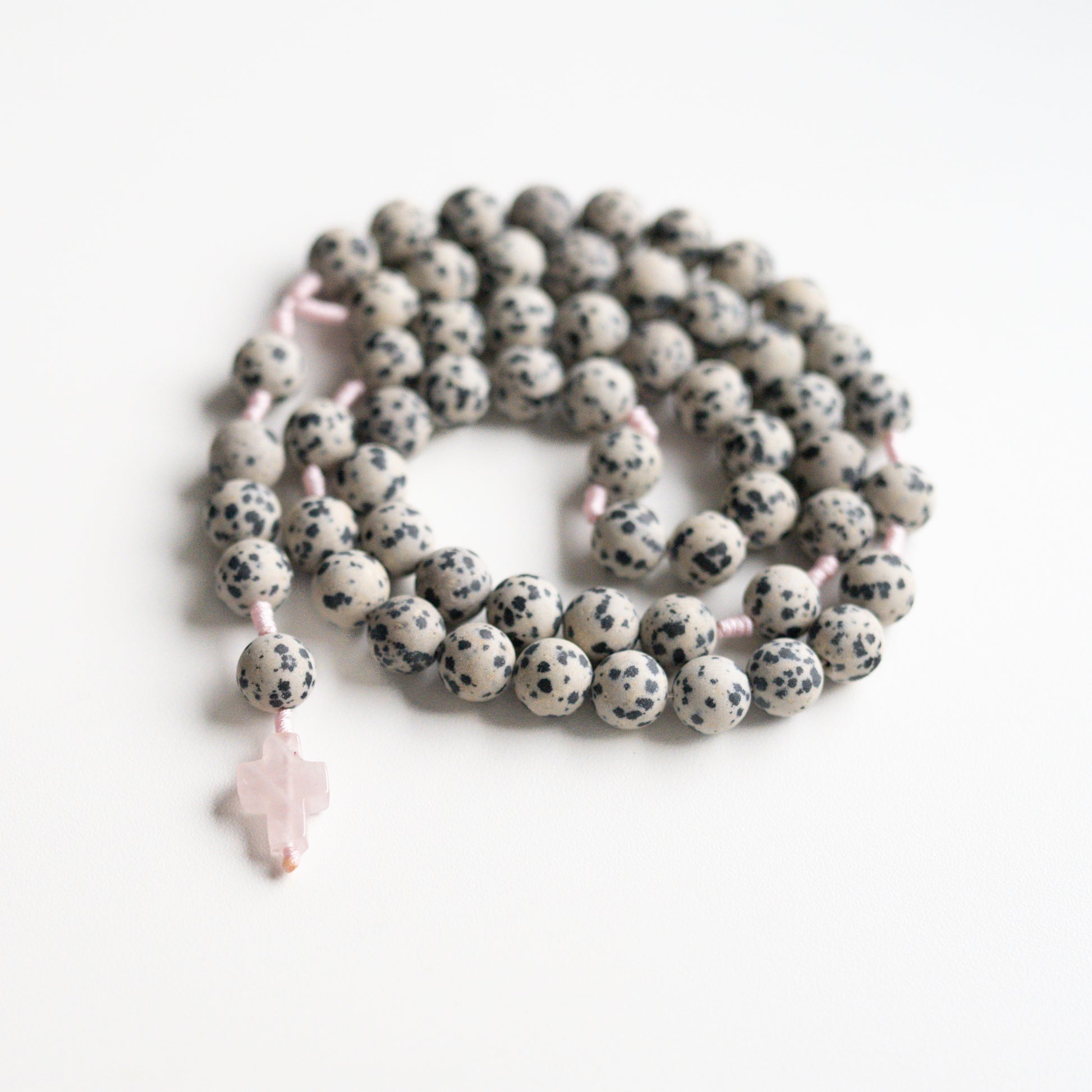 Różaniec z jaspisu (duży)