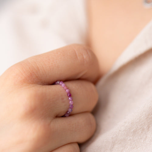 Pierścionek z rubinu