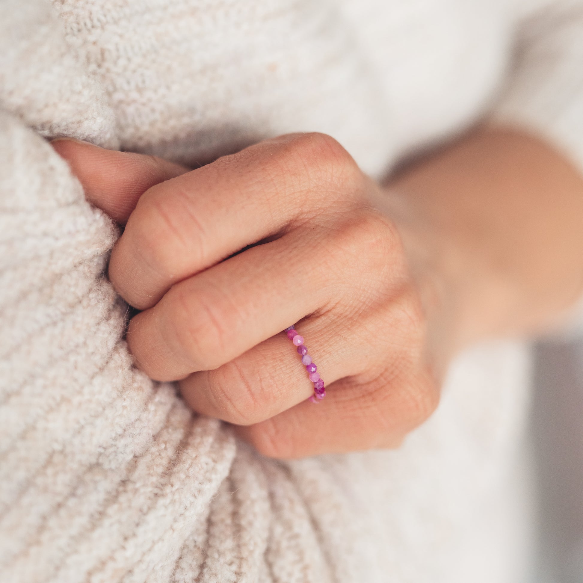 Pierścionek z rubinu