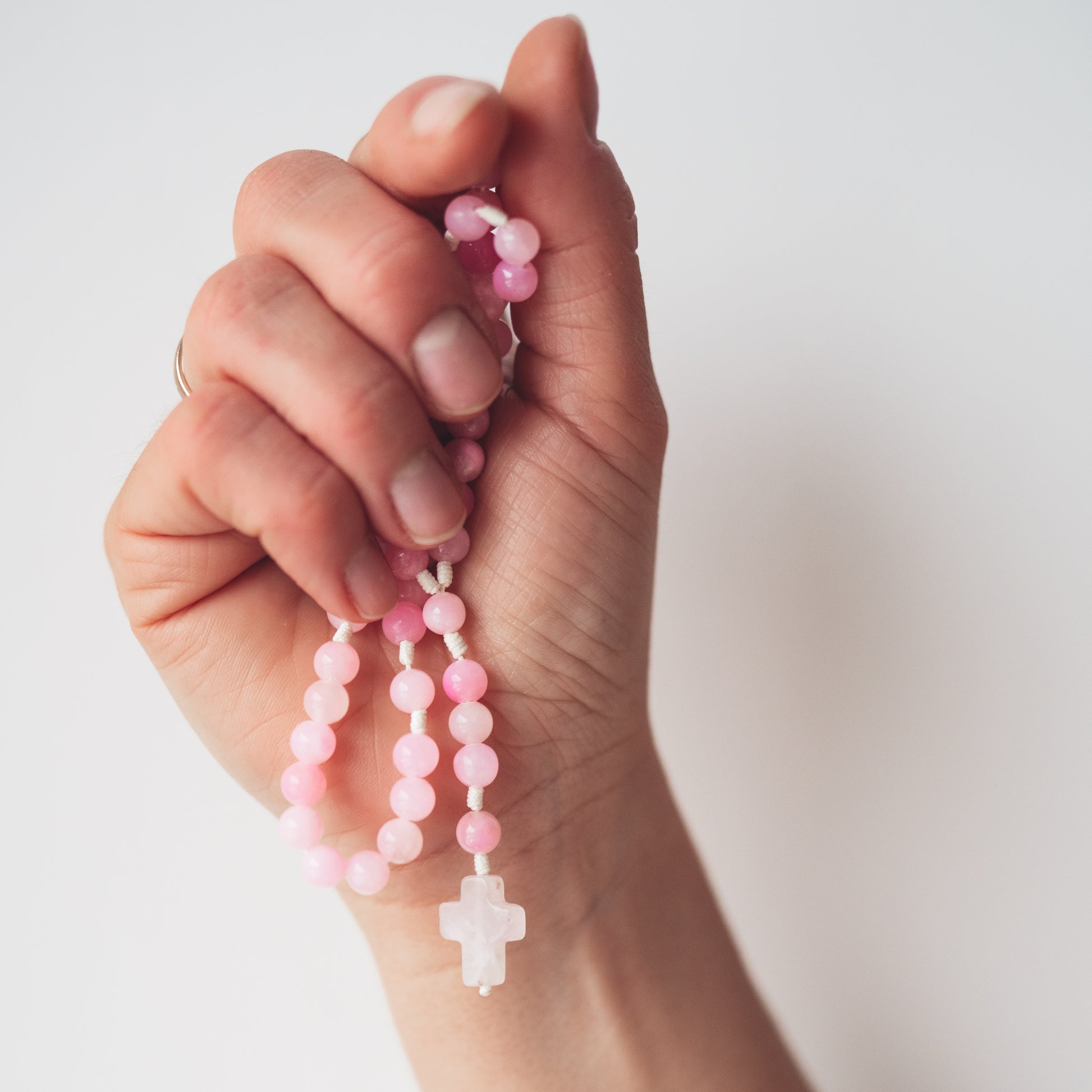 Różaniec z jadeitu (średni)