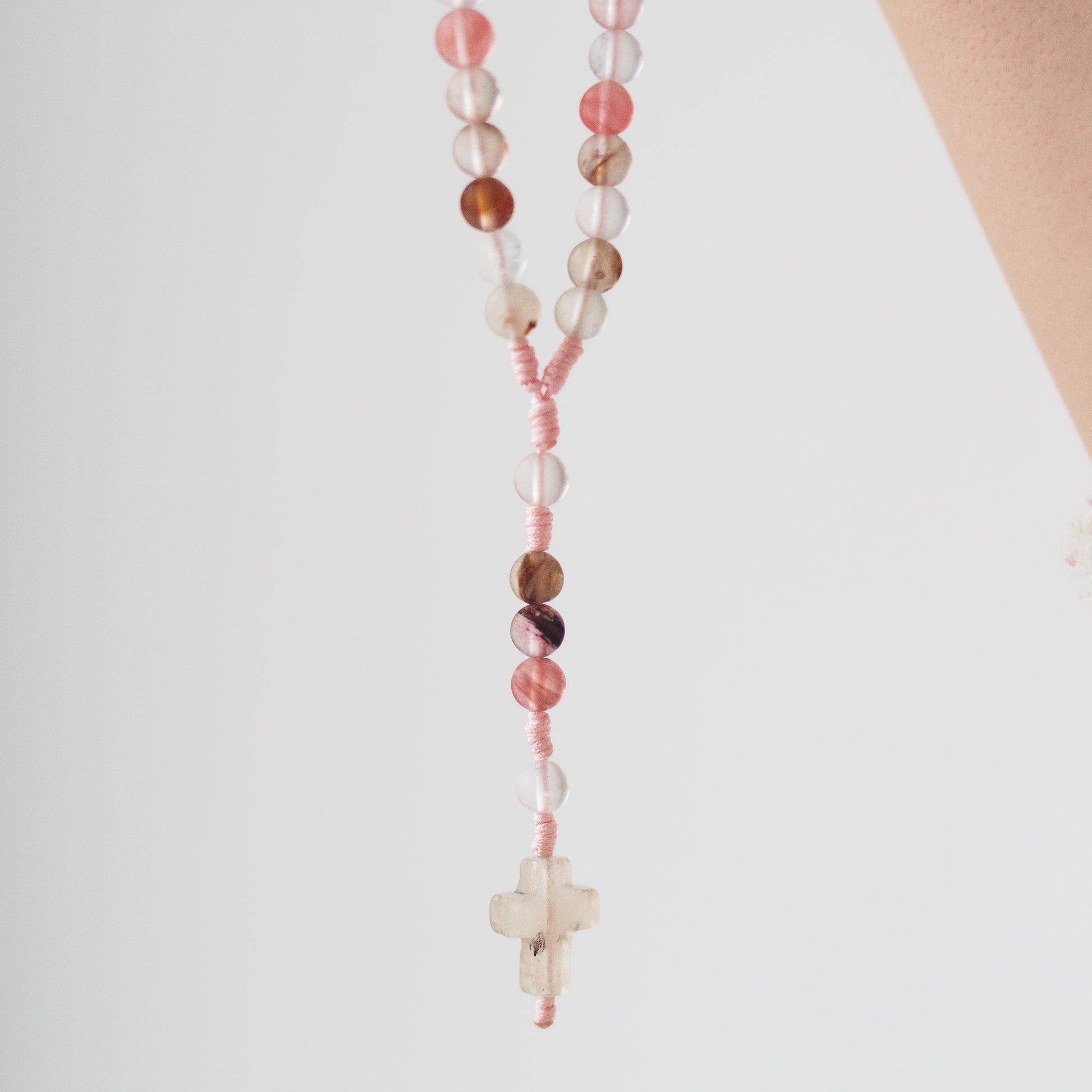 Różaniec z kwarcu (średni)