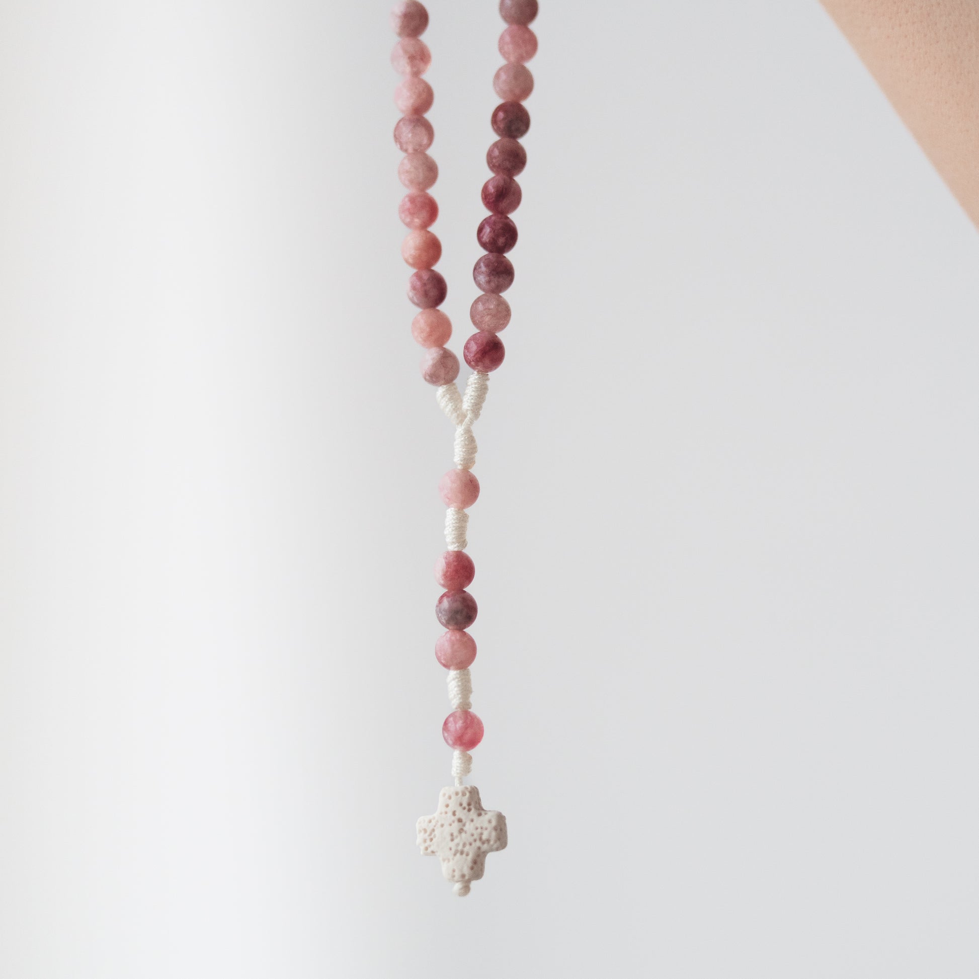 Różaniec z jadeitu (średni)