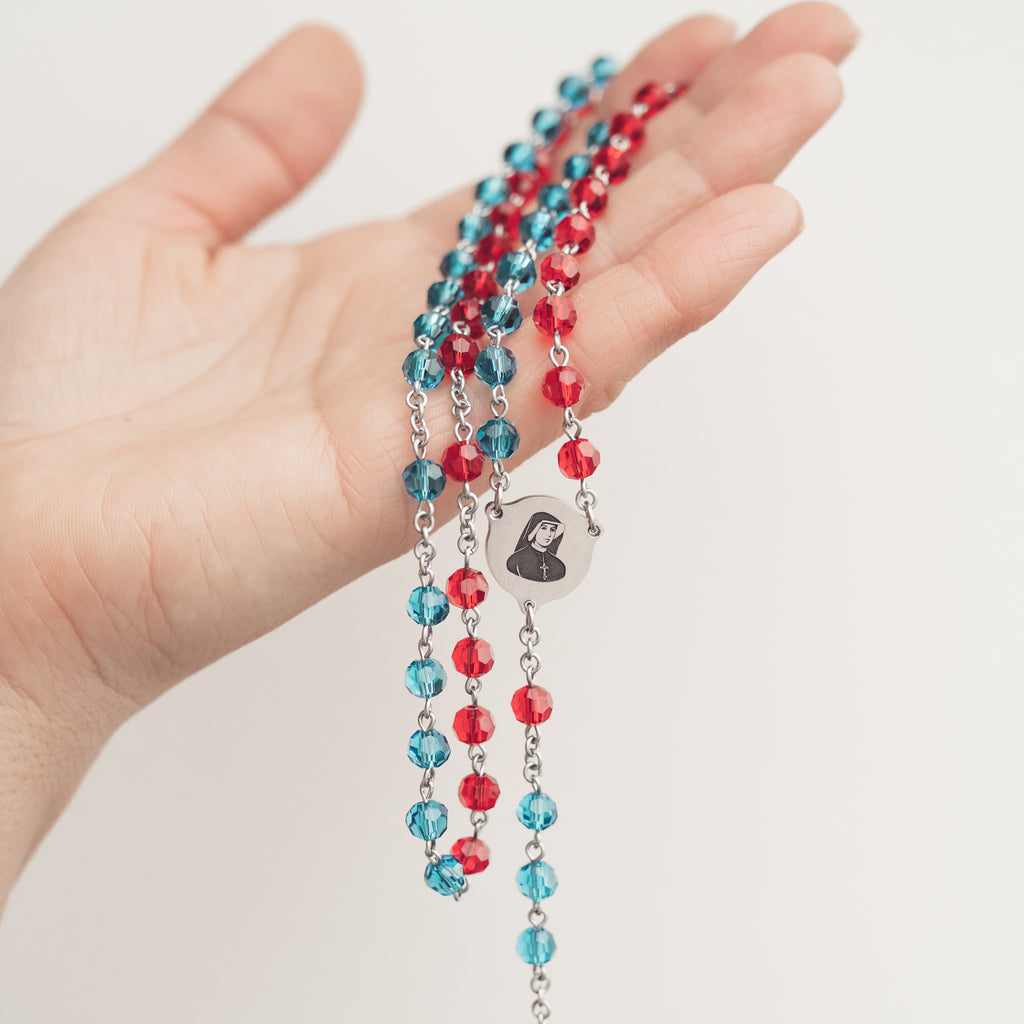 Różaniec Koronka do Miłosierdzia Bożego, Jezu Ufam Tobie, św. siostra Faustyna