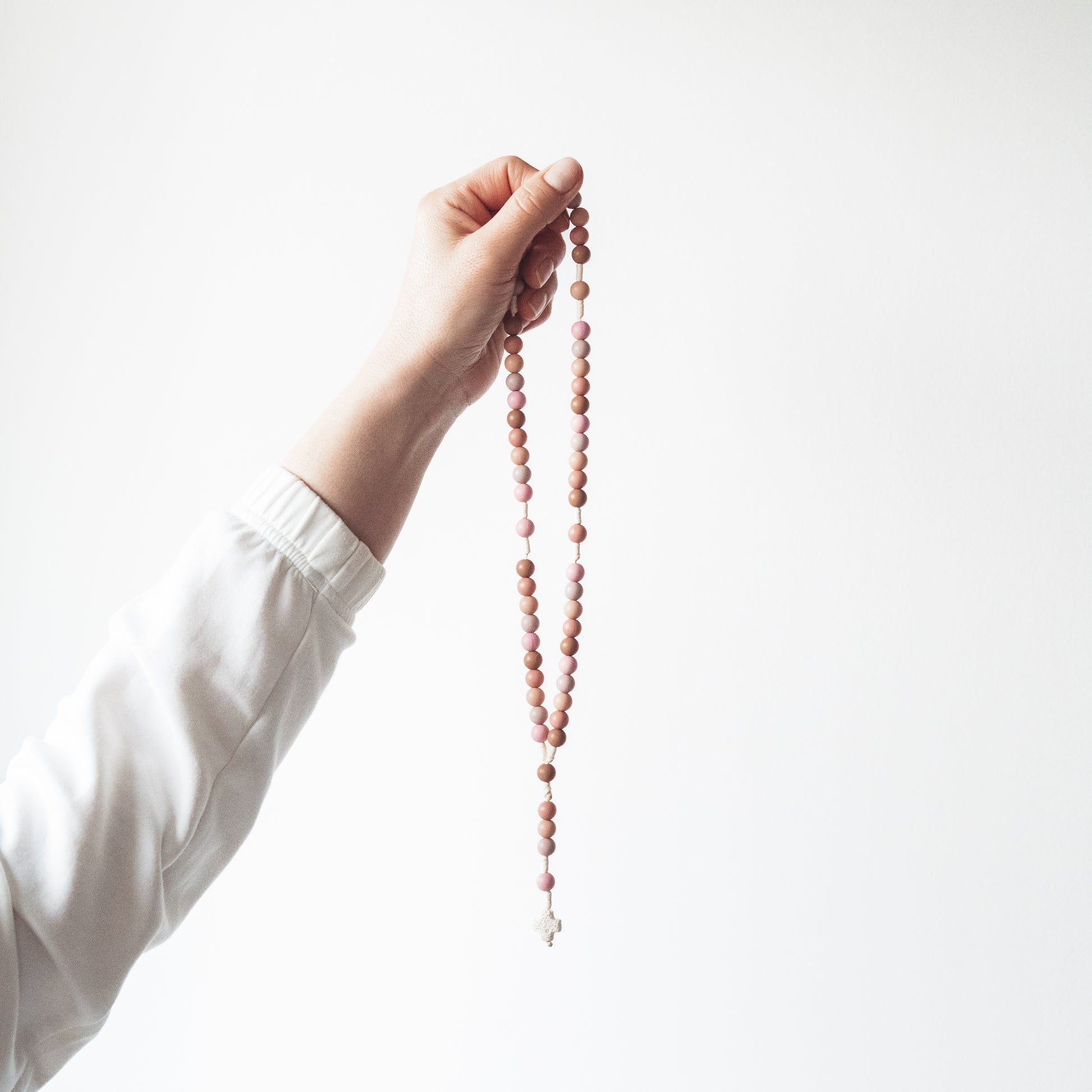 Różaniec dziecięcy, prezent dla dziecka, różaniec z silikonowych kulek