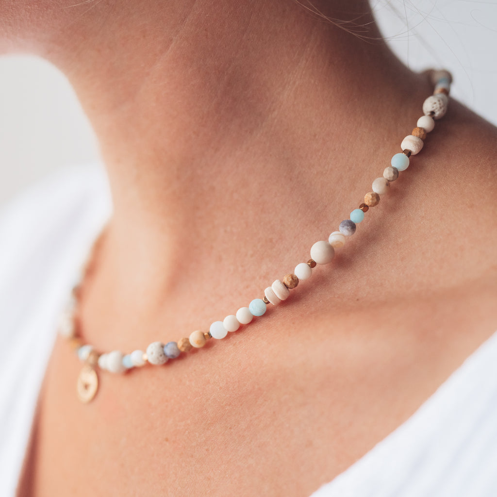 Naszyjnik Laguna z wybraną pozłacaną zawieszką