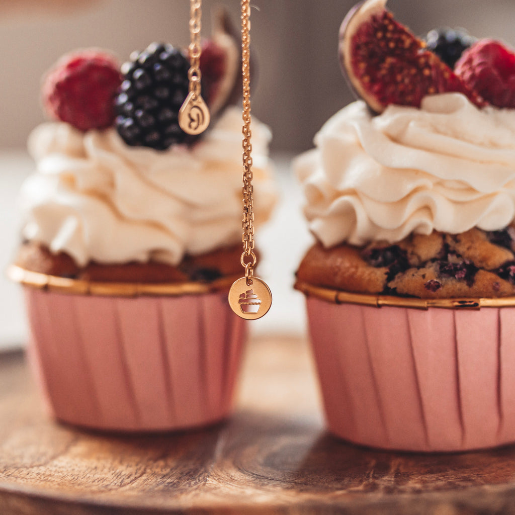 naszyjnik celebrytka, choker Believy z muffinką