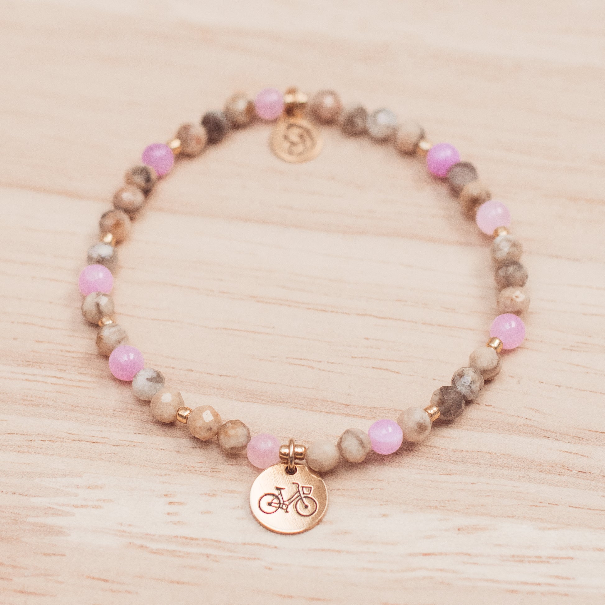 Bransoletka z angelitu i skalenia