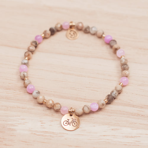 Bransoletka z angelitu i skalenia