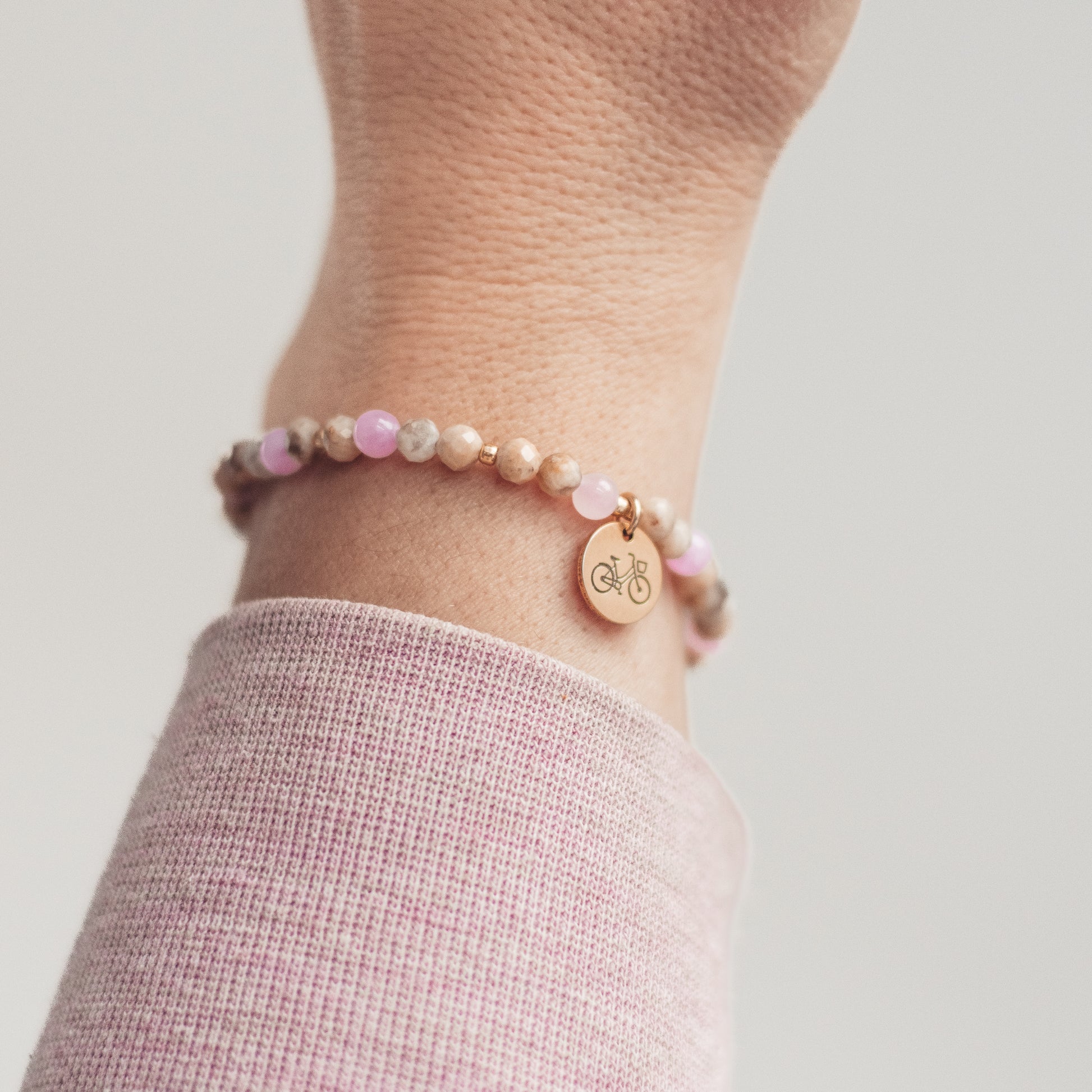 Bransoletka z angelitu i skalenia