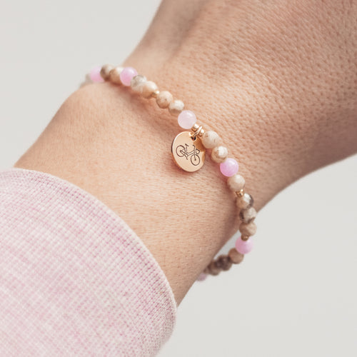 Bransoletka z angelitu i skalenia