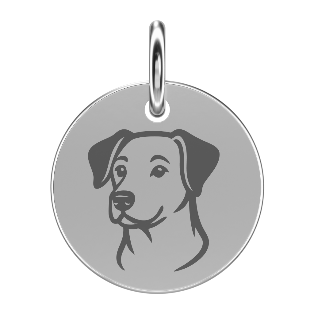 Srebrna zawieszka z kundelkiem (grawer)