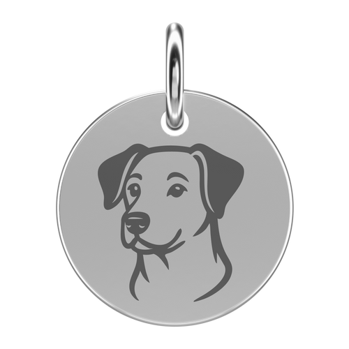 Srebrna zawieszka z kundelkiem (grawer)